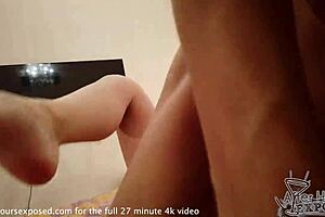 3 Girls Double-Dildo Fucking Scissoring Lesbian Sex