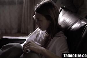 troubled young girl gets roughly fucked by evil therapist in taboo session