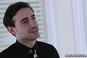 Milf Seduces Tutor with Big Tits