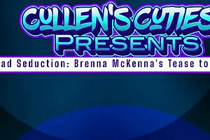 Cutie Pad Seduction: Brenna Mckenna Teases With Deepthroat And Facial