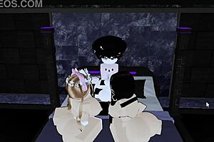 I joined a threesome with a slutty femboy