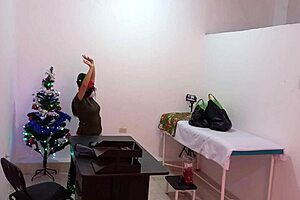 latina nurse caught decorating doctor's office asks, 'want to see me get sexy and hot?'