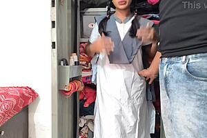 indian couple fucks with hindi talk