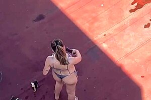 Vecinas Tomando Sol En La Terraza Parte 4