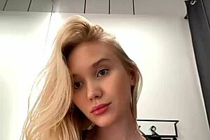 maria thull performs a seductive striptease