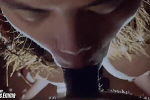 My cheating wife sucks my friend's cock and swallows every drop.