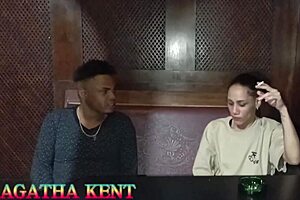 Emotional Encounter With Tattooed Brunette Stranger In Motel For Cum Swallow