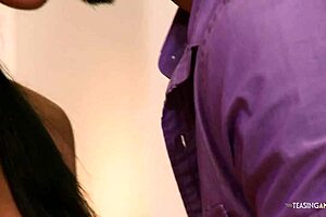 Jayden Lee Gets Pussy Licked And Fucked By Fireplace