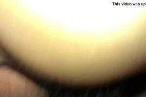 Doggy style with wet bent over ass