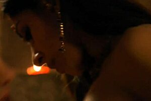 The passion of exotic india dancing erotic striptease teasing nude undressing softcore clothes ripped indian