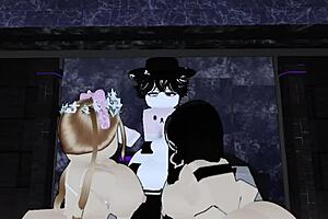 I joined a threesome with a slutty femboy