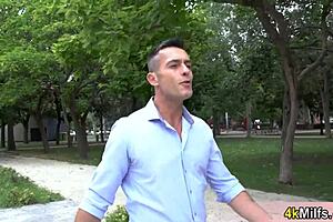 Spanish BBW Milf Montse Swinger Fucked in the Ass by a Stranger