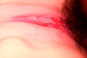 No condom cock slides into that big pussy and ass close up.