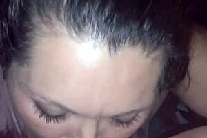 Milf flirts with the bartender