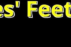 Giggles Rubs Tattooed Feet On Giant Hot Rock At Beach