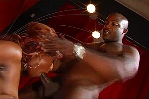 Black bitches say, 'Need big dick now?' Muff diving and doggystyle fucking.