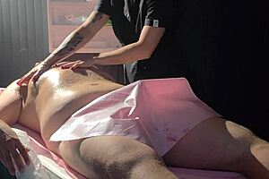 i got lingam massage with prostate care from masseuse for fat guy