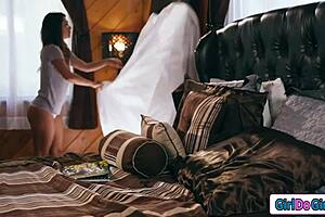 evil twin traps asian lesbian in mirror