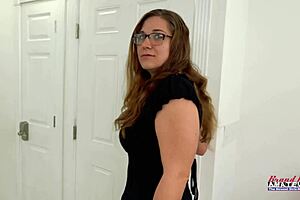 brunette amateur kay lee starts by inserting an anal plug into her tight ass. then she gets her shaved pussy fucked hard in doggystyle