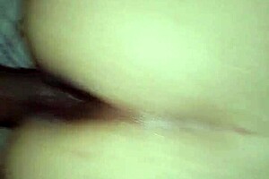 mrs smith taking that monster bbc and getting a facial at home