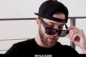 Alura jenson receives intense cumshot on her monster tits.