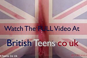 British 18-Year-Old's First Intense Anal Experience