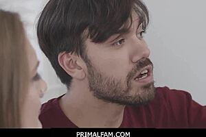 Stepsister Aria Kai Sucks Stepbrother's Cock