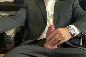 hey, jason collins smoking a cigar while having a boner