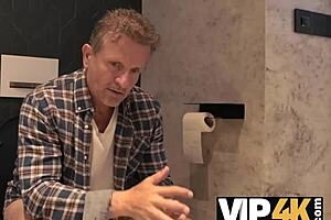 Pregnant woman cheats on husband with his father in vip4k.