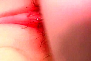 No condom cock slides into that big pussy and ass close up.