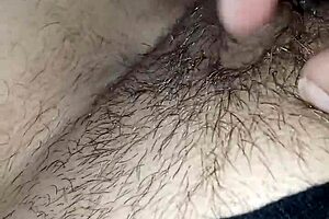 black panties smelling of pussy from pregnant woman flashing