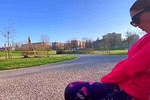 I run in the park and act slutty with everyone