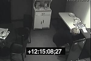 Watch me piss in your lunch, rival? In the office with my small tits