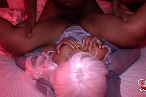 spooky halloween corpse bride gets oral and sucking from big black cock.