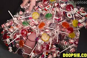 Horny asian teen gets humped by big dick neighbor on halloween