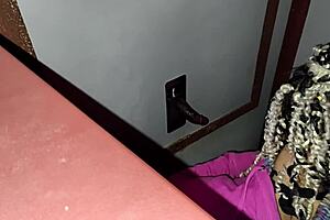 Latina amateur experiences orgasm at glory hole first time