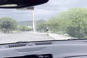 Subo Al Carro A Desconocida Culona Que Esperaba Su Taxi