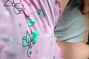 hijastra seduces me with pajamas and i grope her all