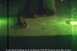 bachelor's party celebration with the groom