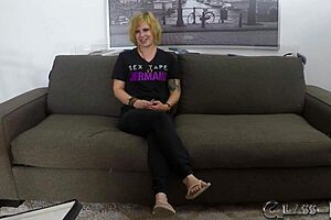 Stoner chick feels intense pleasure turning into a hardcore slut