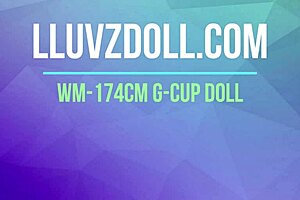 Wm sexy big tits doll shows off g cup