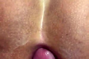 real latina couple in wild anal assfucking session with cum facial 😈