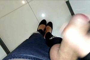 anal sex friend t r v discovers me in the bathroom with my toy and breaks my ass with her big cock big ass and busty latina brunette