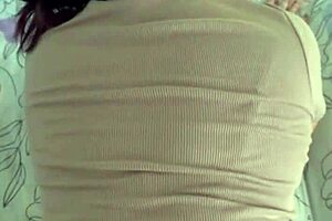 Creampie with my ex’s Latina friend, bent over doggystyle with big ass.