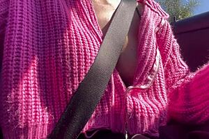 italian milf artemisia love flashes her juicy big tits while driving