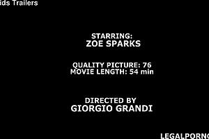 Zoe Sparks in Raw 6on1 Manhandle Balls Deep Anal and Dap Buttrose Gapes and Swallow!