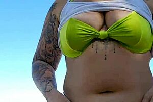 Exhibitionist Flashes Wet Desire As Touch Sparks Instant Entry