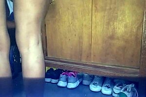 Sexy whore offers cleaning for cash, I say.