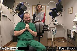 freshman gets mandatory hitachi orgasm from doctor-tampa! kalani luana screams in ecstasy.