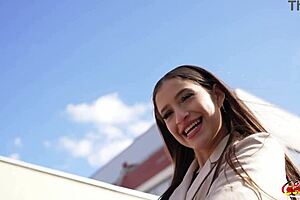 Sofia Smith, Petite Colombian Girl, Bends Over for Rough Casting Fuck in Berlin Holiday Trip